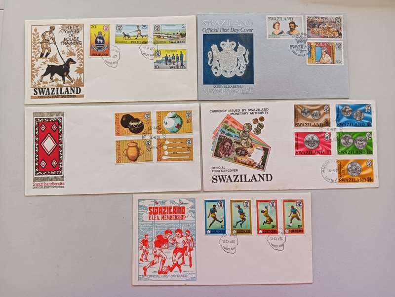 SWAZILAND - VARIETY OF FIRST DAY COVERS